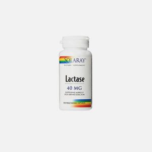 Lactase 40 mg – 100 cápsulas – Solaray..