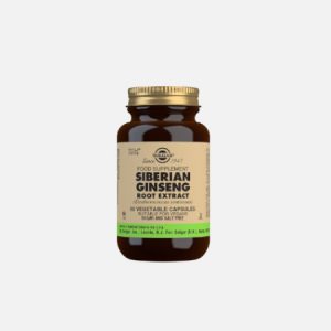 Ginseng Siberiano Root Extract – 60 Cápsulas – Solgar