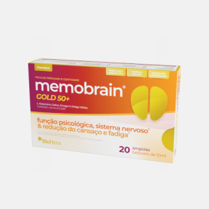 Memobrain GOLD 50+ – 20 ampolas – Bio-Hera