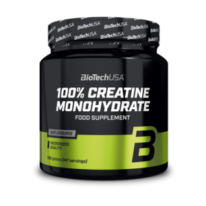 100% MICRONIZED CREATINE MONOHYDRATE – 500g – BioTech USA