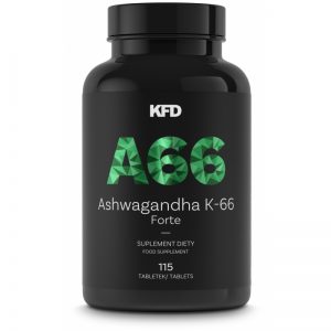 Ashwagandha Forte 66+ – 115 comprimidos – KFD Nutrition