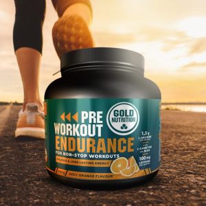 Pre Workout Endurance Laranja – 300g – Gold Nutrition