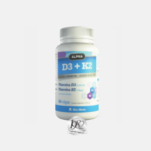 Alpha Vitamina D3+K2 – 60 cápsulas – Bio-Hera