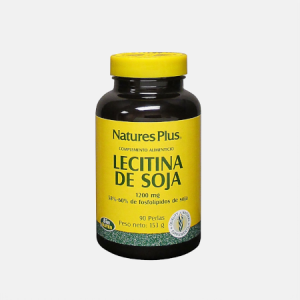 Lecitina de Soja 1200 mg – 90 drageias – Natures Plus