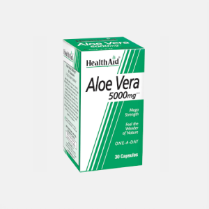 Aloe vera 5000mg – 30 cápsulas – Health Aid