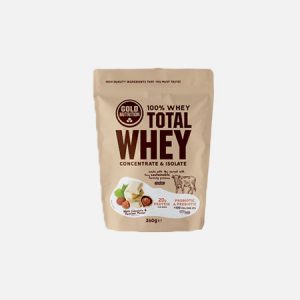 Total Whey sabor Chocolate Branco-Avelã – 260g – Gold Nutrition