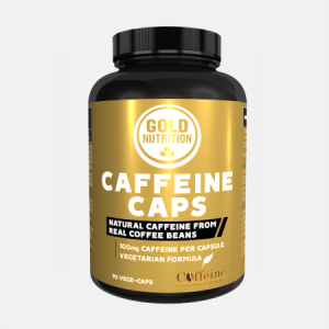 Caffeine caps – 90 cápsulas – Gold Nutrition