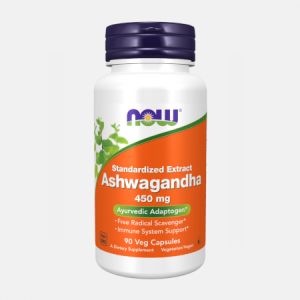 Ashwagandha 450 mg – 90 cápsulas – Now