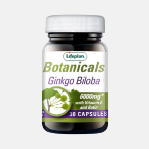 Ginkgo Biloba Extract 6000mg – 30 cápsulas – Lifeplan