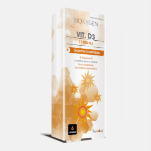 Biokygen Vit. D3 11.000UI – 6 cápsulas – Fharmonat