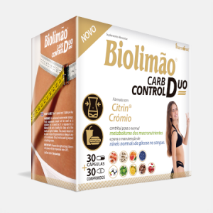 Biolimao Carb Control Duo – 30 cápsulas + 30 comprimidos – Fharmonat