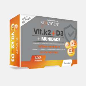 Biokygen Vit. K2 + Vit. D3 – 60 comprimidos – Fharmonat