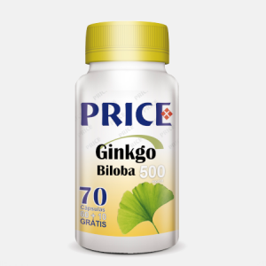 Price Ginkgo Biloba 500mg – 60+10 cápsulas –  Fharmonat