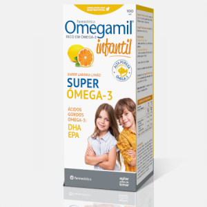 Omegamil Infantil Laranja Limão – 100 mL – Farmodiética