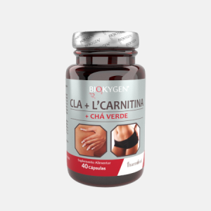 Biokygen CLA + Chá verde + L-Carnitina – 40 cápsulas – Fharmonat