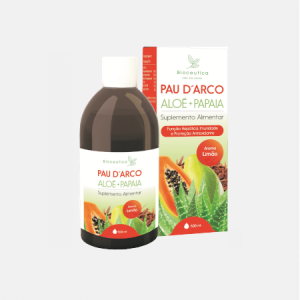 Pau D’arco + Aloé + Papaia – 500ml – Biocêutica