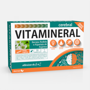 VITAMINERAL Cerebral – 30 ampolas – Dietmed