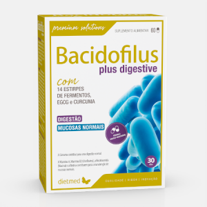 Bacidofilus Plus Digestive – 60 cápsulas – DietMed