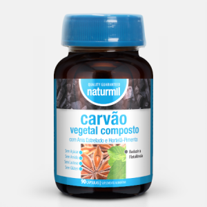 Carvão Vegetal Composto – 90 cápsulas – Naturmil