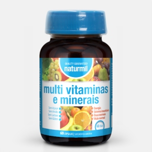 Multi Vitaminas e Minerais – 60 cápsulas – Naturmil