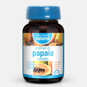 Enzimas de Papaia Complex – 90 comprimidos – Naturmil