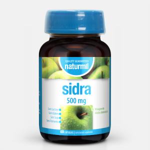 Sidra Vinagre de Maça 500 mg – 60 cápsulas – Naturmil