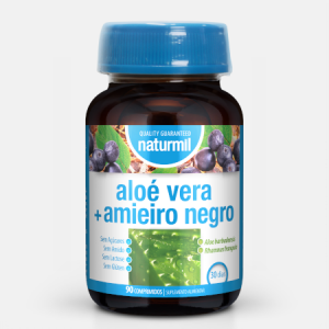 Aloé vera + Amieiro Negro – 90 comprimidos – Naturmil