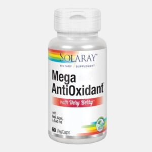 Mega AntiOxidant with Very Berry – 60 cápsulas – Solaray