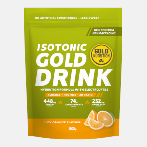 Isotonic Gold Drink Laranja – 500 g – Gold Nutrition