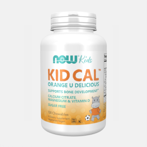 Kid Cal Chewables Calcium – 100 losangos mastigáveis – Now