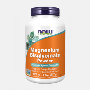 Magnesium Bisglycinate Powder – 227 g – Now