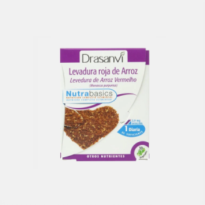 Nutrabasics Levedura Arroz Vermelho 2,9mg – 30 cápsulas – Drasanvi