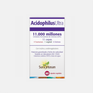 Acidophilus Ultra – 60 cápsulas – Sura Vitasan