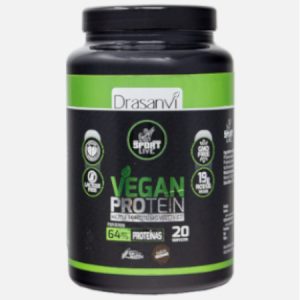 Proteina Vegetal sabor brownie – 600 gr – Drasanvi