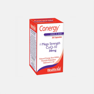 Conergy CoQ-10 30mg Vit E – 30 cápsulas – Health Aid