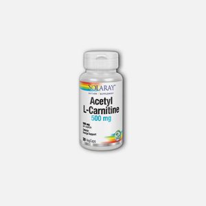 Acetyl L-Carnitine 500 mg – 30 cápsulas – Solaray