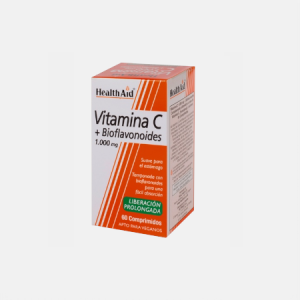 Vitamin C 1000mg + Bioflavonoides – 60 comprimidos – Health Aid