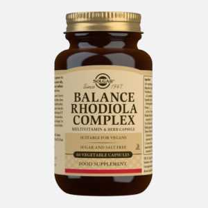 Balance Rhodiola Complex – 60 cápsulas – Solgar