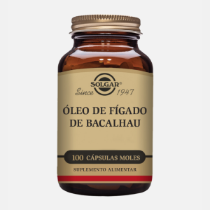 Óleo de Fígado de Bacalhau – 100 cápsulas – Solgar