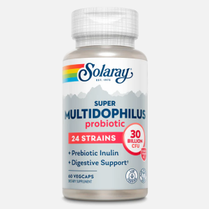 Super Multidophilus 24 Strain Probiotic – 60 Vegcaps – Solaray