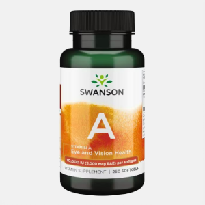 Vitamin A 10000 IU – 250 cápsulas – Swanson