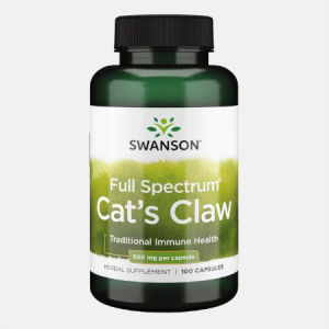 Full Spectrum Cat’s Claw 500 mg – 100 cápsulas – Swanson