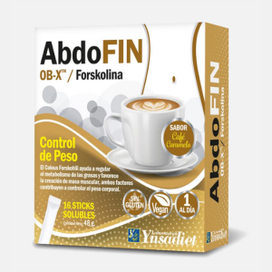 AbdoFIN sabor café caramelo – 16 sticks – Ynsadiet