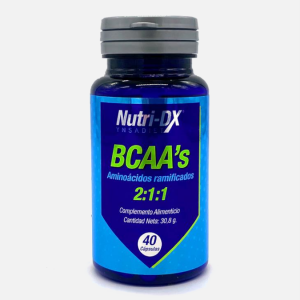 BCAA´s – 40 cápsulas – Nutri-DX