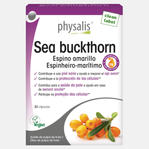 Sea Buckthorn Espinheiro-maritimo – 30 cápsulas – Physalis