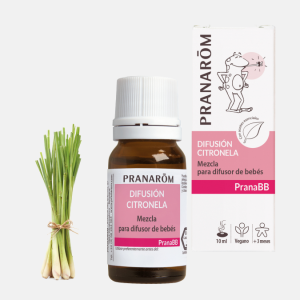 PRANABB Difusão Citronela BIO – 10ml – Pranarom