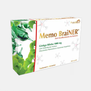 Memo Brainer Ginkgo Biloba – 20 ampolas – Phytogold