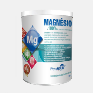 Magnésio 100% – 160g – PhytoGold