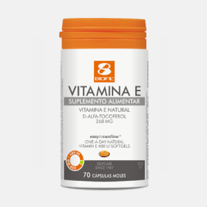 Vitamina E 400UI – 70 cápsulas – Biofil