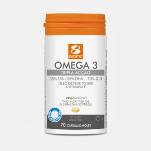 OMEGA 3 350 Tripla Ação 35/25 – 70 cápsulas – Biofil